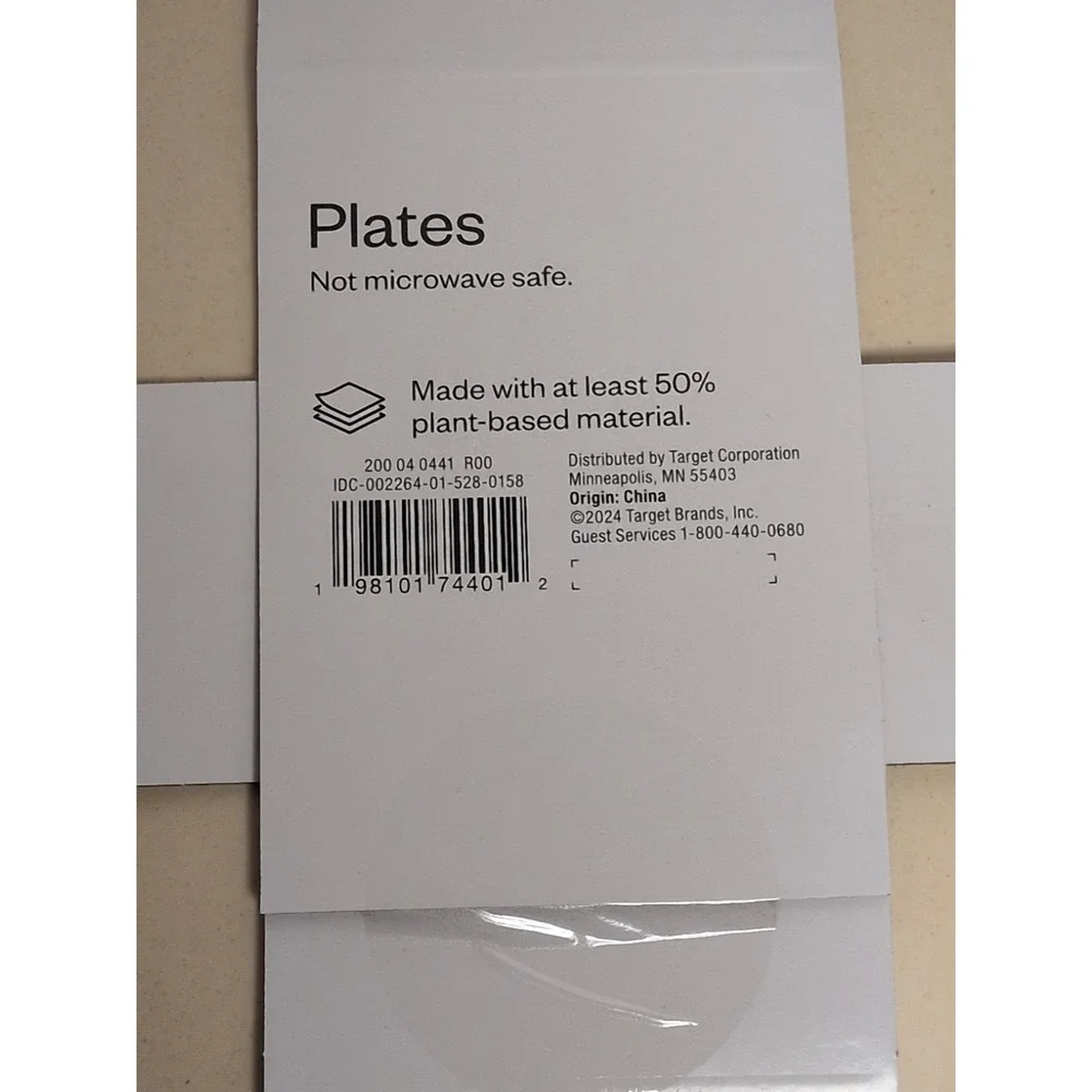Room Essentials melamine salad plates  BPA Free 8.5